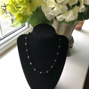 Black beaded necklace